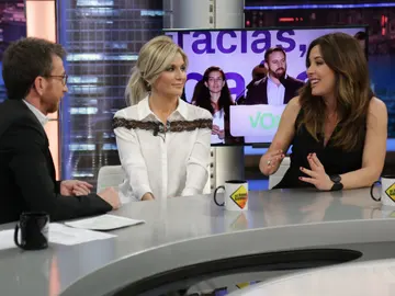 Mamen Mendizábal y Sandra Golpe responden en ‘El Hormiguero 3.0’: ¿Cuánto manda el dinero a la hora de formar Gobierno? Mamen Mendizábal y Sandra Golpe responden en ‘El Hormiguero 3.0’: ¿Cuánto manda el dinero a la hora de formar Gobierno?