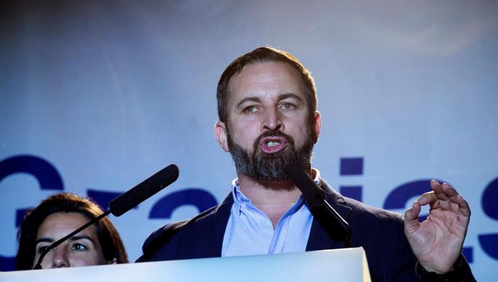El presidente de Vox, Santiago Abascal