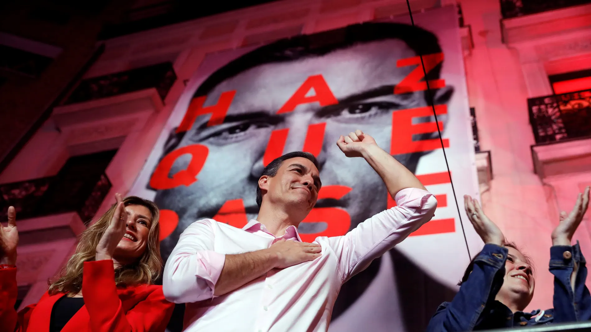 El candidato a la presidencia del Gobierno por el PSOE, Pedro Sánchez El candidato a la presidencia del Gobierno por el PSOE, Pedro Sánchez
