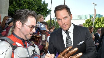Chris Evans en la premiere de 'Vengadores: Endgame'