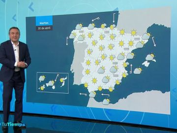 Abril termina con cielo despejado y temperaturas, en general, suaves