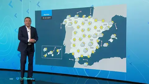 Abril termina con cielo despejado y temperaturas, en general, suaves Abril termina con cielo despejado y temperaturas, en general, suaves