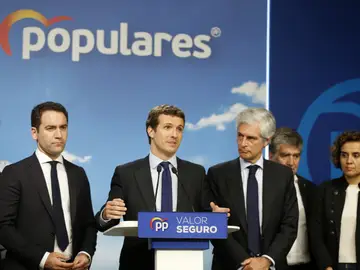El candidato del Partido Popular a la presidencia del Gobierno, Pablo Casado El candidato del Partido Popular a la presidencia del Gobierno, Pablo Casado