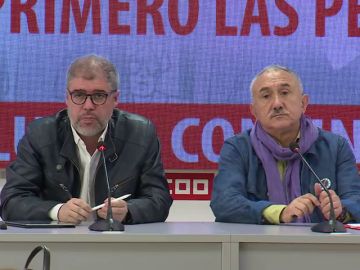 Los sindicatos piden al PSOE un Gobierno de izquierdas