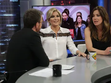 Las opiniones contrarias de Mamen Mendizábal y Sandra Golpe en 'El Hormiguero 3.0' sobre la situación de Cataluña Las opiniones contrarias de Mamen Mendizábal y Sandra Golpe en 'El Hormiguero 3.0' sobre la situación de Cataluña