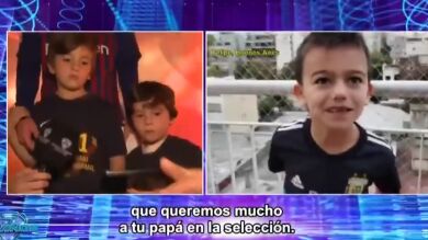 La emocionante respuesta de los niños argentinos al hijo de Messi: 
