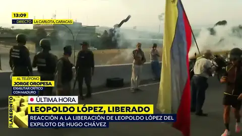 Exmilitar venezolano: "Varias ciudades ya están tomadas por los militares" Exmilitar venezolano: "Varias ciudades ya están tomadas por los militares"