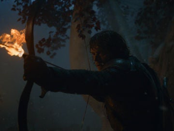 Theon en la oscuridad de 'Juego de Tronos'