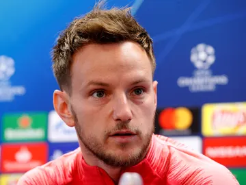 Ivan Rakitic, durante una rueda de prensa Ivan Rakitic, durante una rueda de prensa