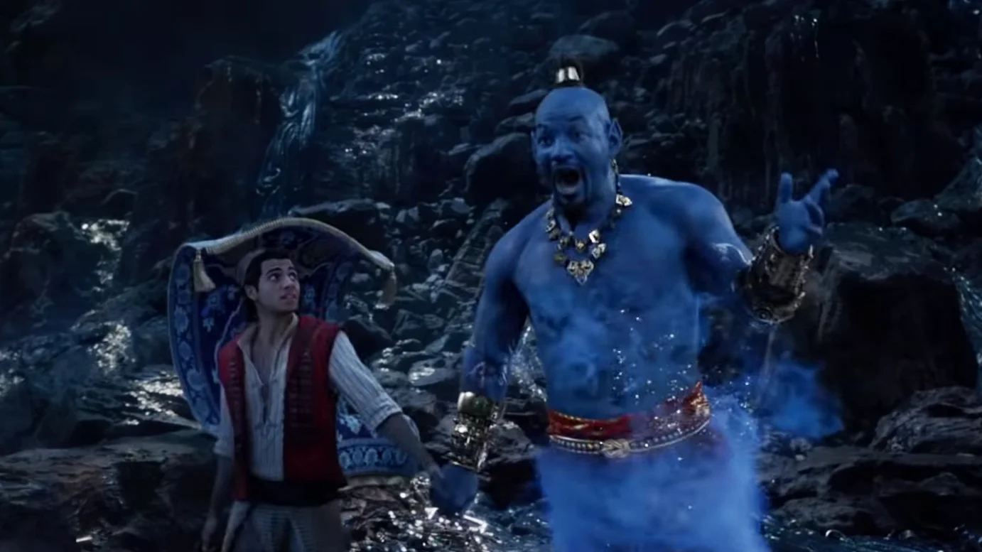 Mena Massoud y Will Smith en 'Aladdin'