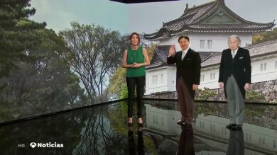 La despedida de Akihito como emperador de Japón, en realidad aumentada