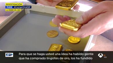 Vuelva la fiebre del oro: La venta ha aumentado un 50% en las últimas semanas