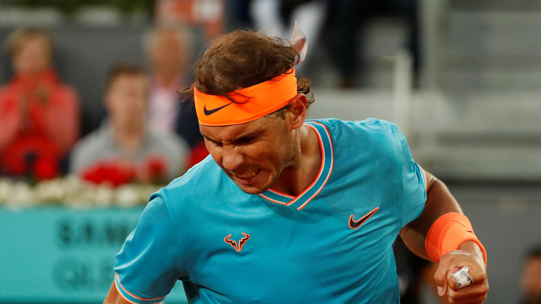 Rafa Nadal celebra su victoria contra Tiafoe Rafa Nadal celebra su victoria contra Tiafoe
