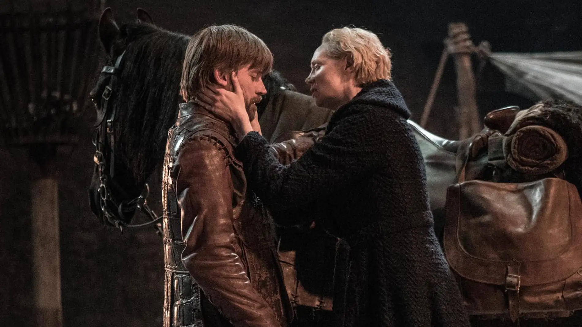 Jaime Lannister y Brienne de Tarth en 'Juego de Tronos'