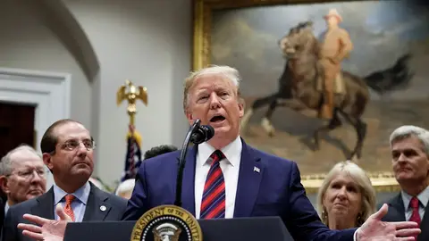 Donald Trump durante una rueda de prensa Donald Trump durante una rueda de prensa