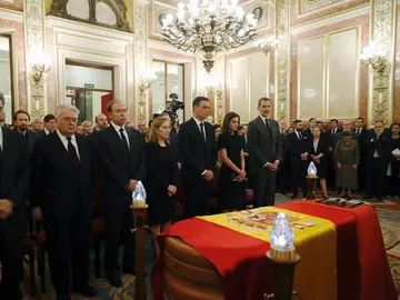 Capilla ardiente de Alfredo Pérez Rubalcaba Capilla ardiente de Alfredo Pérez Rubalcaba