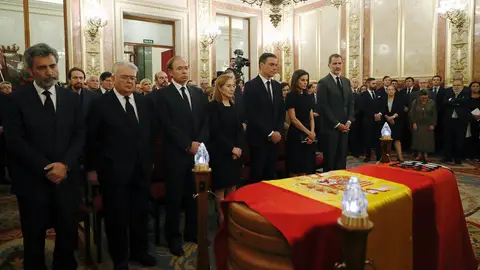 Capilla ardiente de Alfredo Pérez Rubalcaba Capilla ardiente de Alfredo Pérez Rubalcaba
