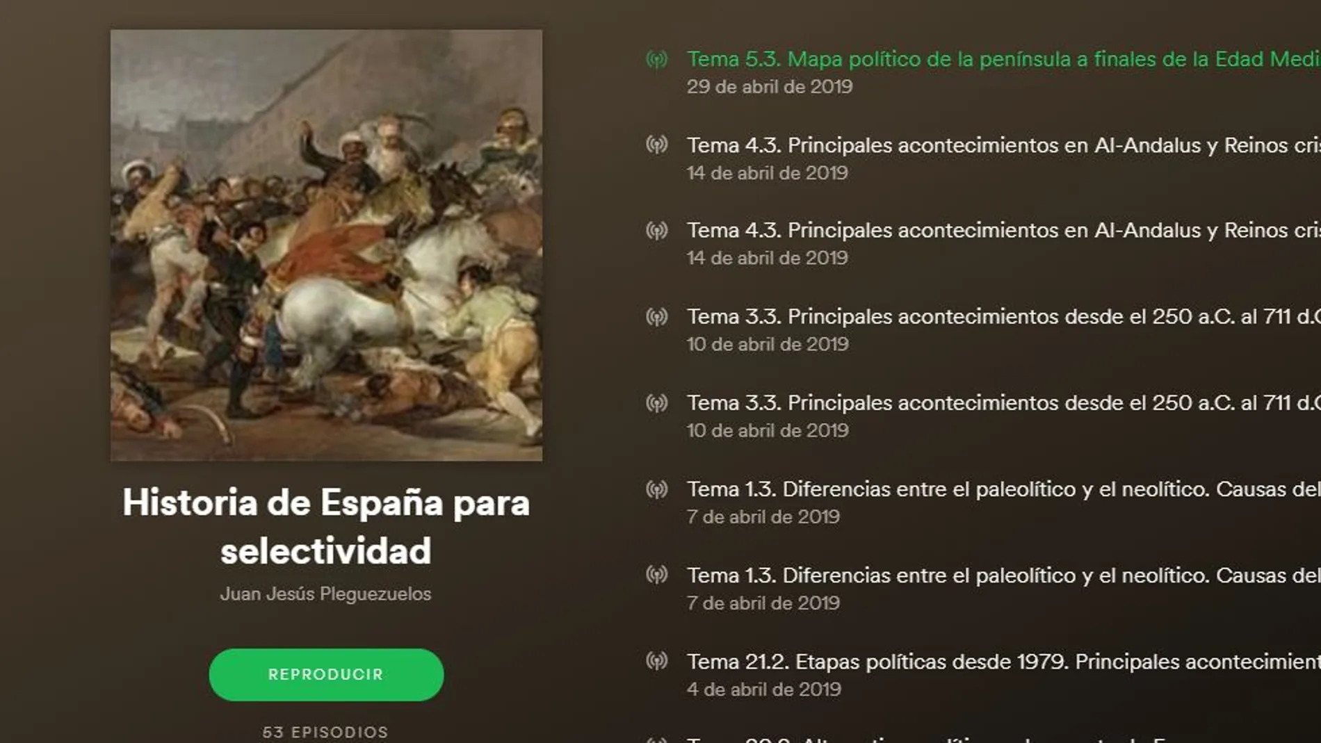 Podcasts de Historia de España Podcasts de Historia de España