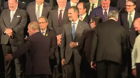 Torra no recibe al rey en el Salón del Automóvil de Barcelona Torra no recibe al rey en el Salón del Automóvil de Barcelona