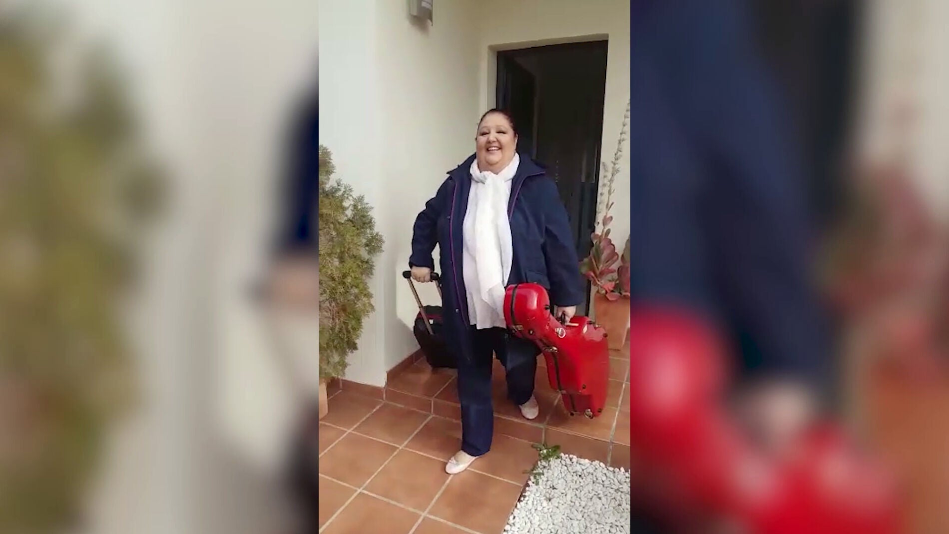 La Tata, feliz y emocionada antes de llegar a 'La Voz Senior'