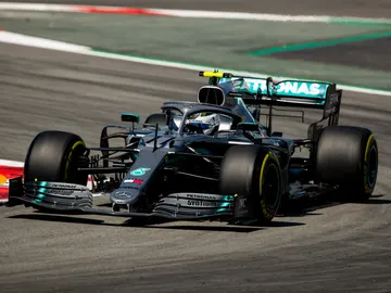 Bottas traza una curva con el Mercedes en Montmeló Bottas traza una curva con el Mercedes en Montmeló
