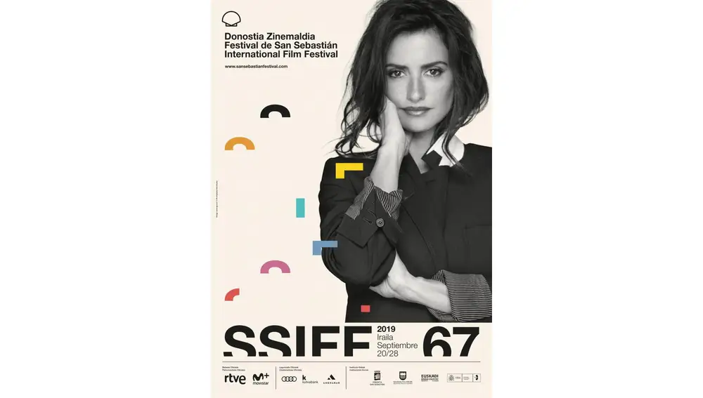 Penélope Cruz en el cartel oficial del Festival de San Sebastián 2019