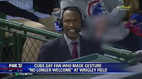 Expulsan de por vida a un aficionado por hacer el gesto del 'white power' a un reportero afroamericano Expulsan de por vida a un aficionado por hacer el gesto del 'white power' a un reportero afroamericano