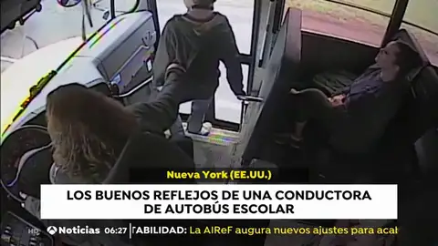 Autobús estadounidense nueva bus