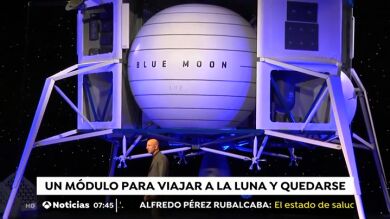 El dueño de Amazon presenta un módulo para viajar a la Luna y quedarse