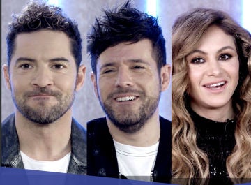 David Bisbal, Pablo López, Paulina Rubio y Antonio Orozco ponen a pruebas sus conocimientos musicales en el test de 'La Voz Senior'