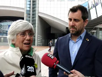 Los exconsellers Clara Ponsatí y Antoni Comín Los exconsellers Clara Ponsatí y Antoni Comín
