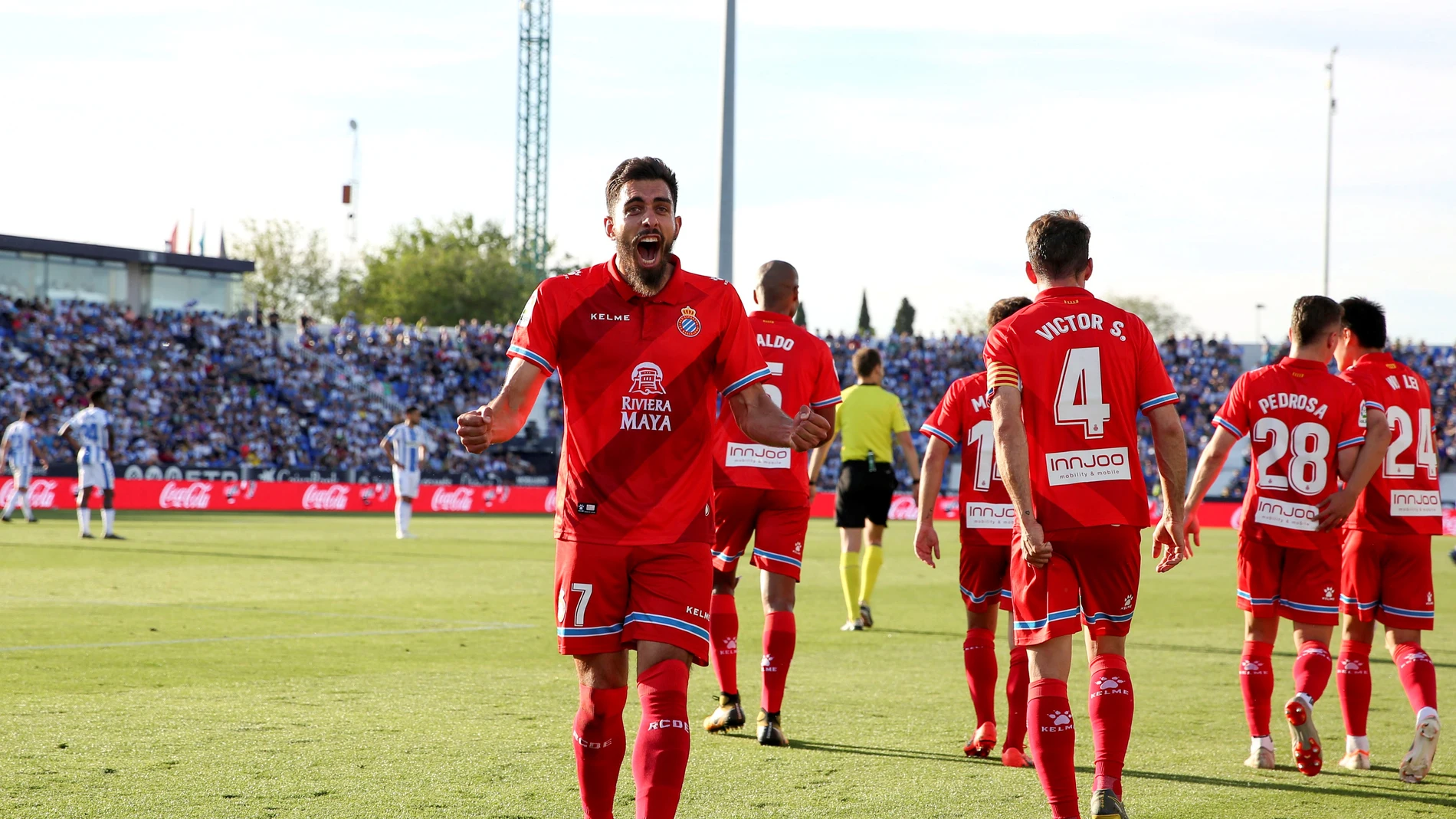 Borja Iglesias, ante el Leganés Borja Iglesias, ante el Leganés
