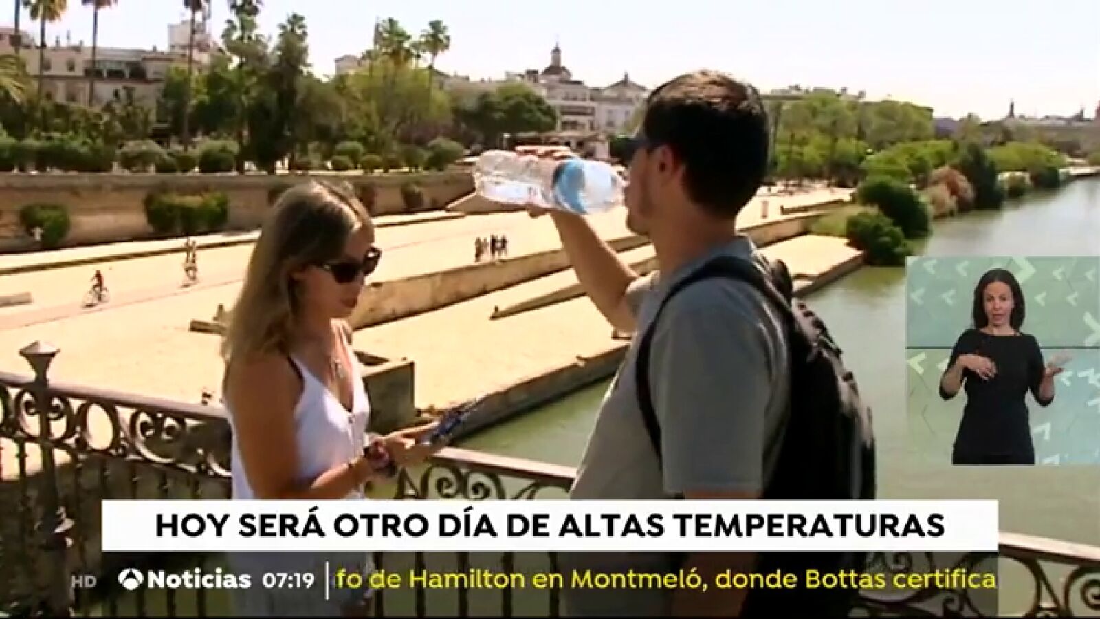 Jornada de calor con tiempo estable y seco especialmente en la mitad occidental