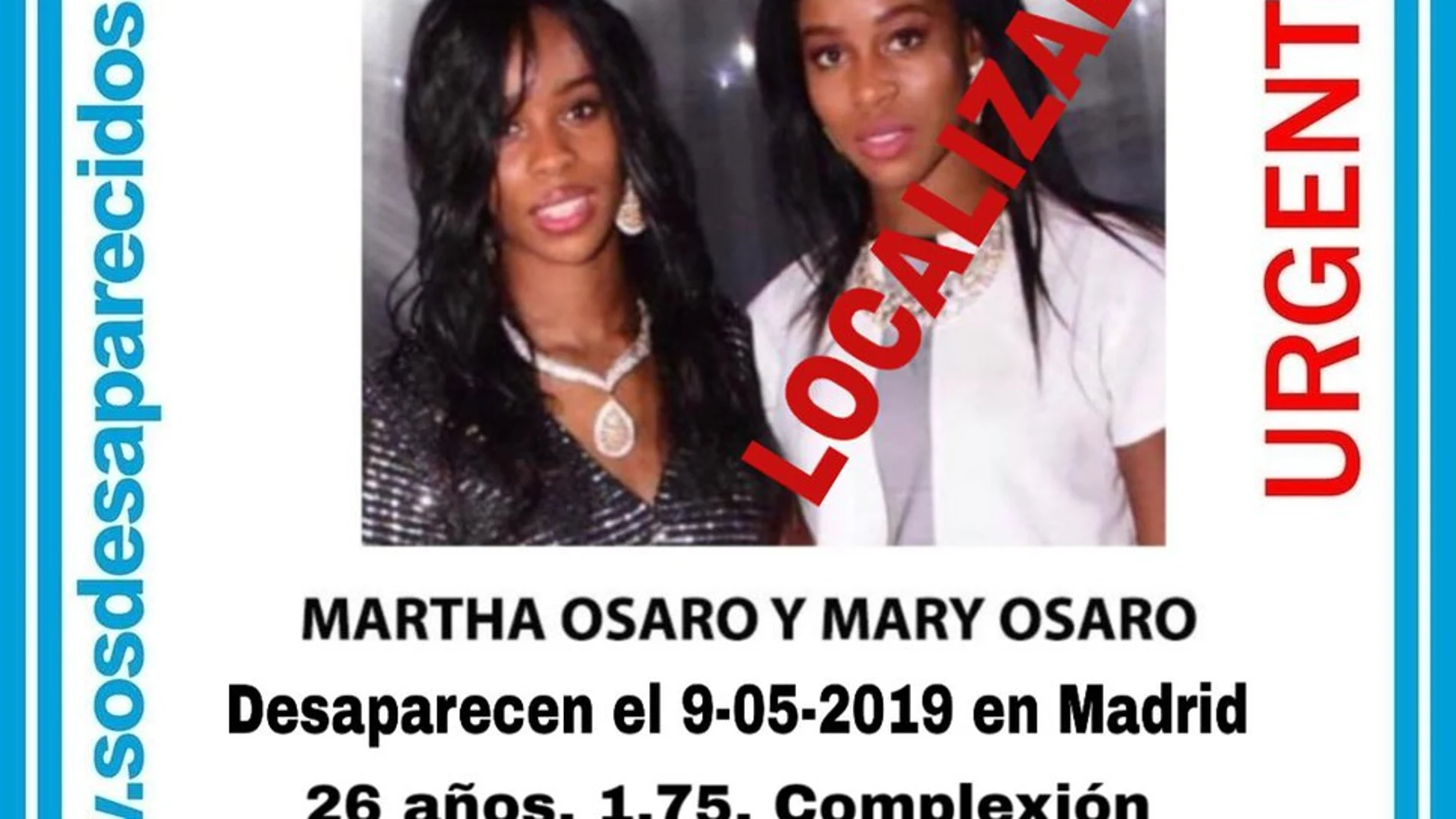 Imagen de las hermanas desaparecidas Imagen de las hermanas desaparecidas