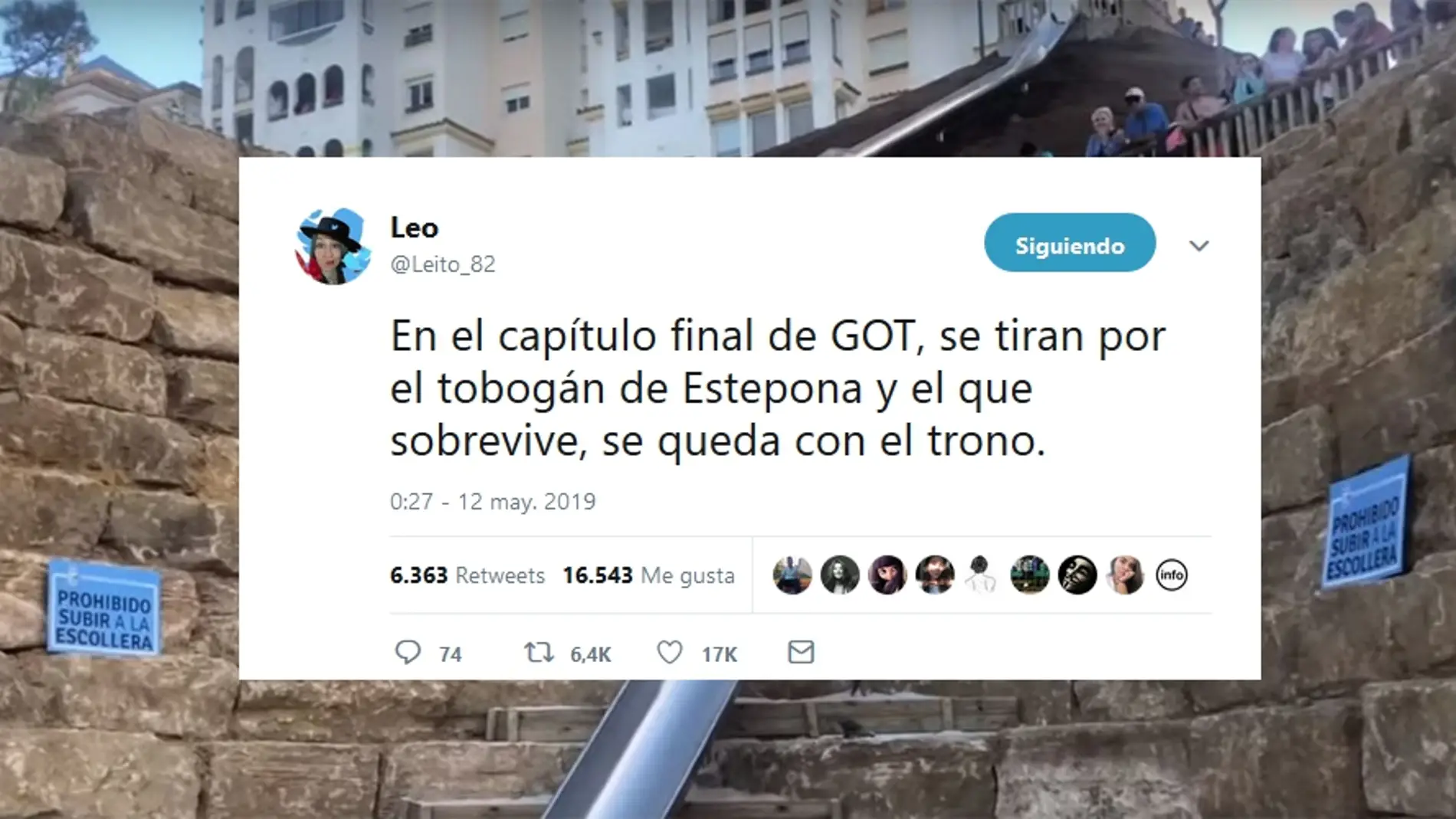 Memes del tobogán de Estepona