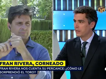 Delicada cogida de Fran Rivera Delicada cogida de Fran Rivera