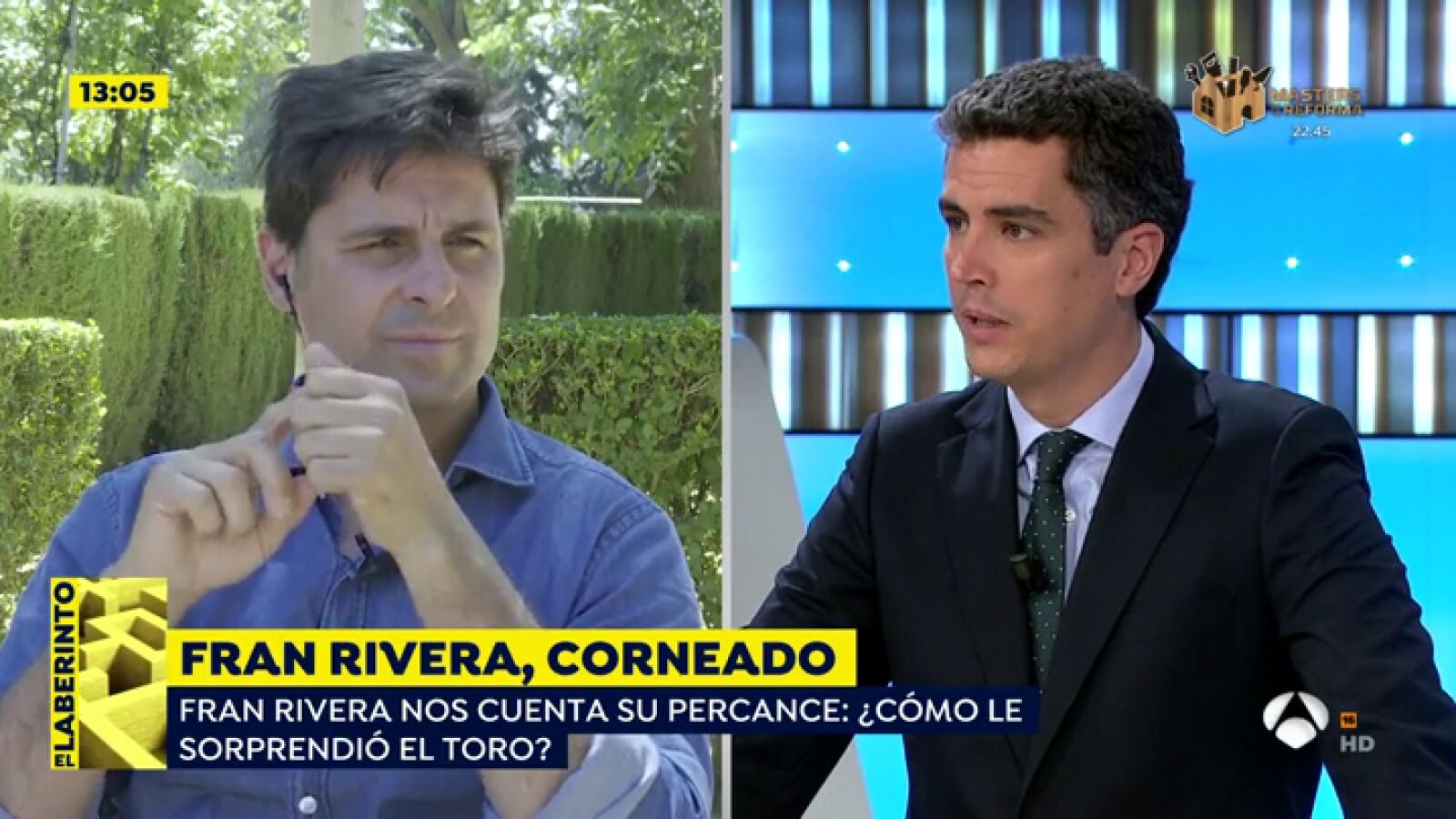 La delicada cogida de Fran Rivera: 