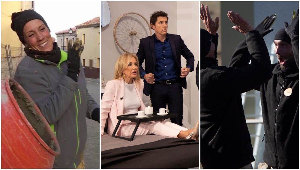 Segundo programa de 'Masters de la reforma': tensión en aumento, un primer lesionado y un dormitorio para Carmen Lomana