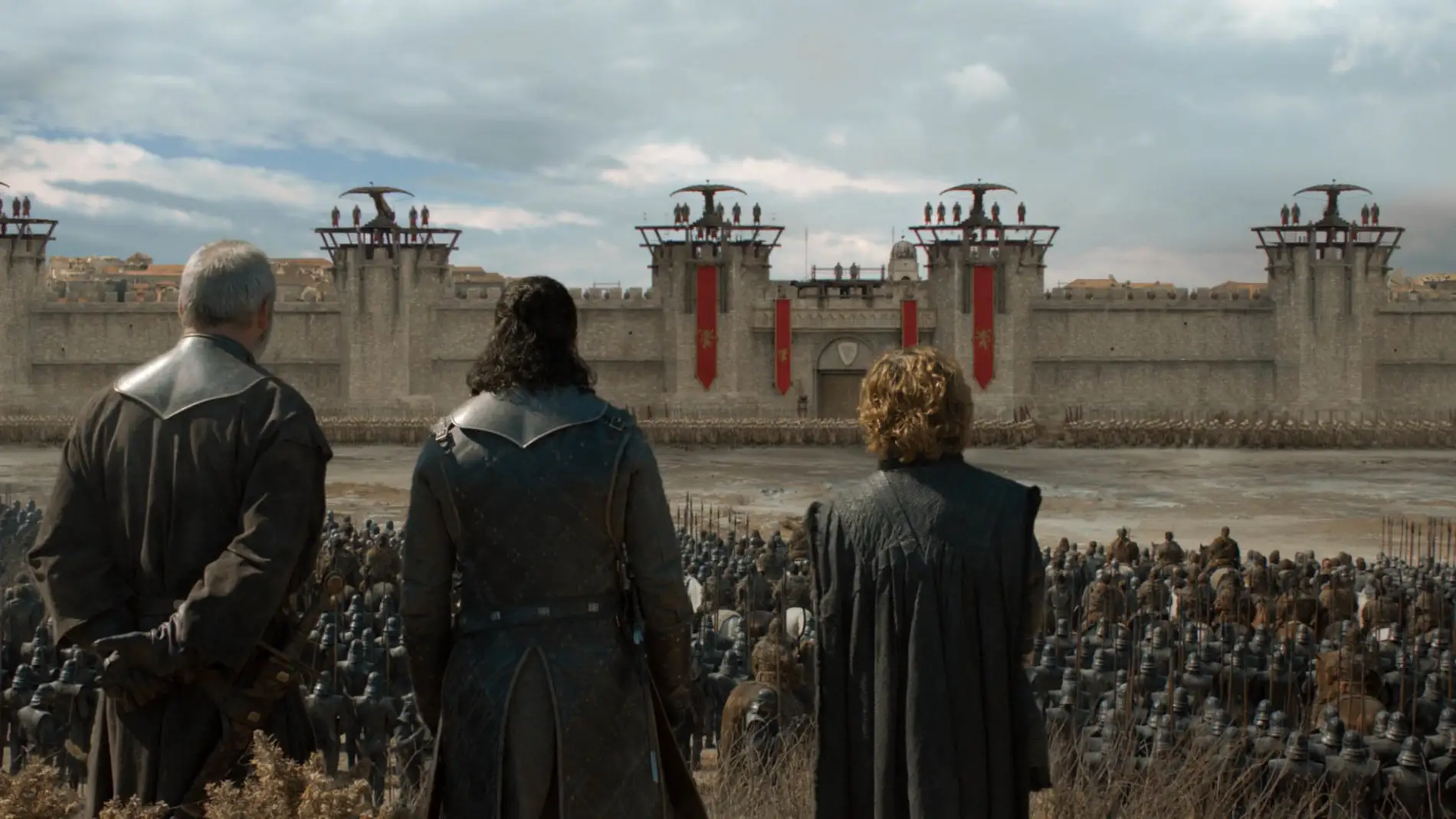 Jon Snow, Tyrion Lannister y Davos Seaworth en 'Juego de Tronos'