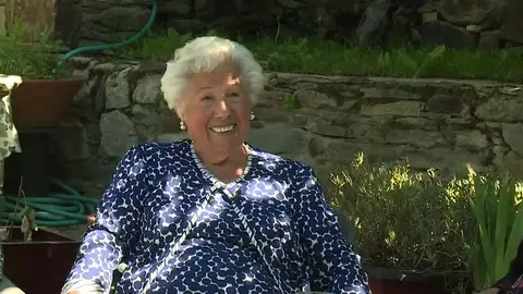 Charito de 95 años, cabeza de lista de 'Abuelas por Patones' Charito de 95 años, cabeza de lista de 'Abuelas por Patones'