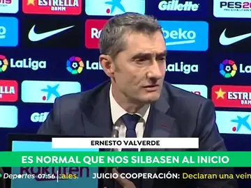 Ernesto Valverde: "Cuando tienes un batacazo o una mala noticia acusas el golpe" Ernesto Valverde: "Cuando tienes un batacazo o una mala noticia acusas el golpe"