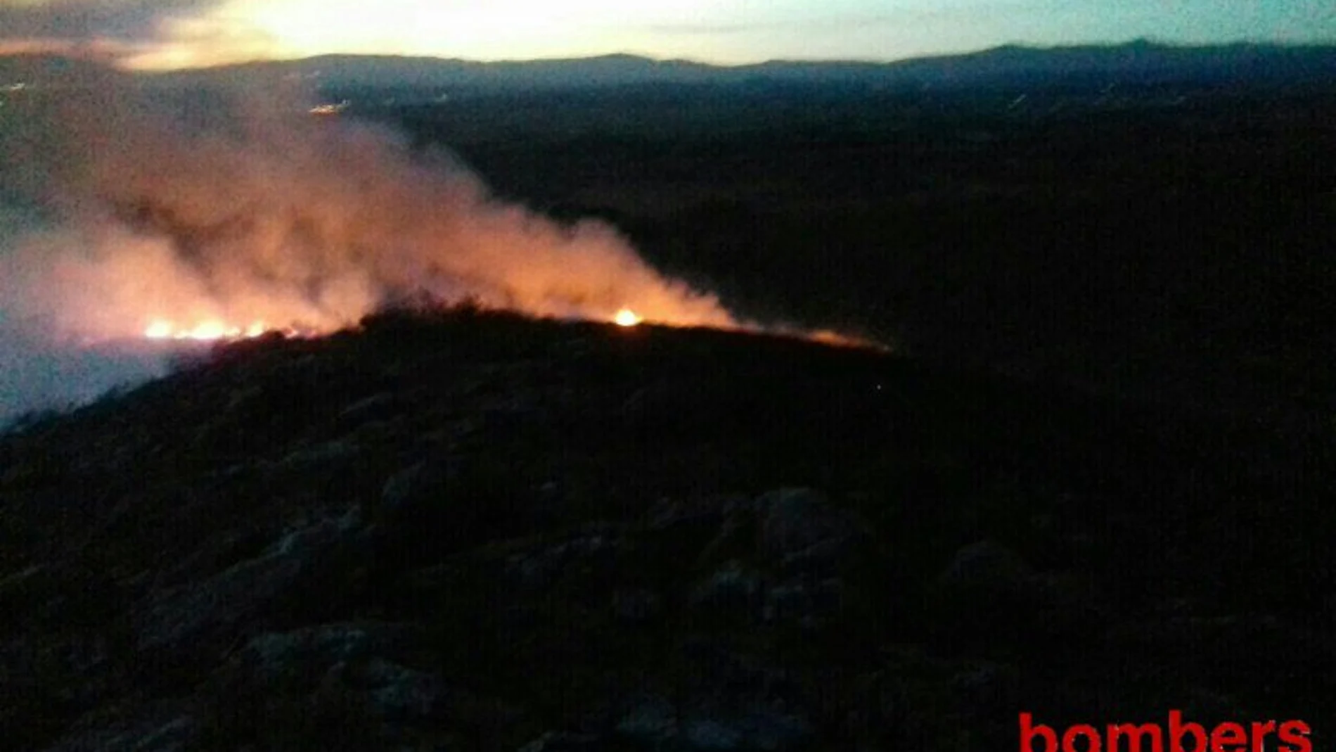 Estabilizado el incendio del municipio tarraconense de Montferri Estabilizado el incendio del municipio tarraconense de Montferri