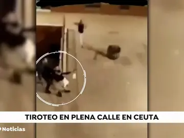 Momentos de tensión en un tiroteo en plena calle en Ceuta Momentos de tensión en un tiroteo en plena calle en Ceuta