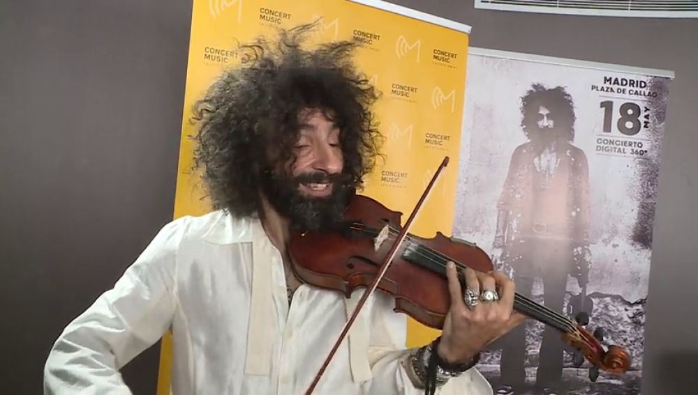 Ara Malikian :"Siempre tengo un violín de repuesto". 