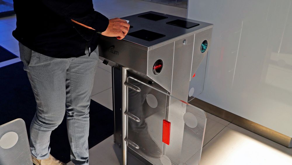 Tornos para acceder al lugar de trabajo