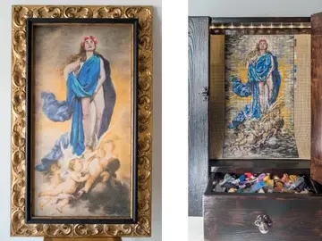 La obra 'Con flores a María' La obra 'Con flores a María'