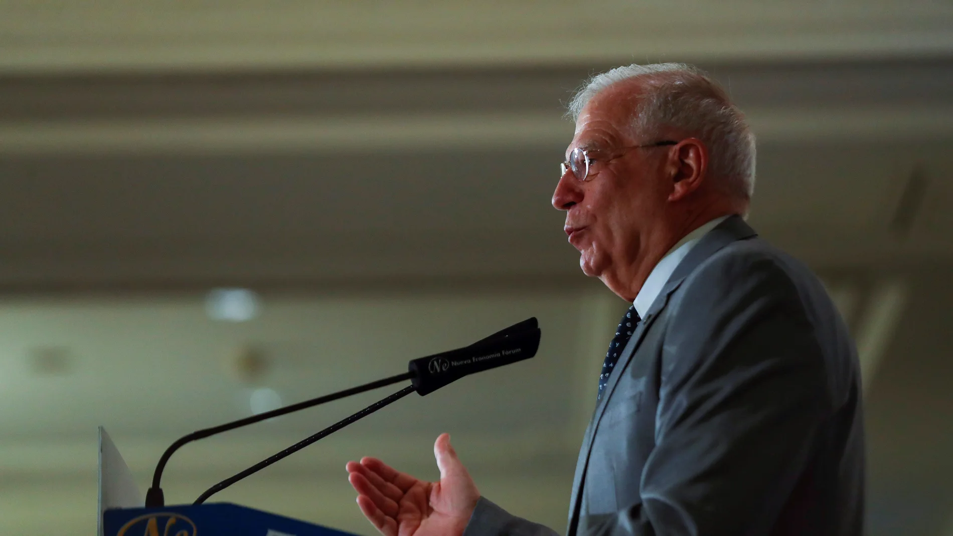 El ministro de Asuntos de Exteriores en funciones, Josep Borrell El ministro de Asuntos de Exteriores en funciones, Josep Borrell