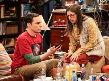 Sheldon y Amy en 'The Big Bang Theory' Sheldon y Amy en 'The Big Bang Theory'