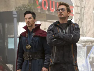 Doctor Strange y Tony Stark en 'Vengadores: Infinity War' Doctor Strange y Tony Stark en 'Vengadores: Infinity War'