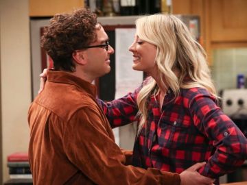 Leonard y Penny en 'The Big Bang Theory'